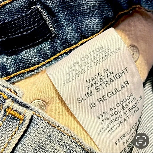 LEVI STRAUSS | 10 | boys | slim | strait | jeans - Picture 7 of 10